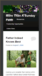 Mobile Screenshot of morethanasundayfaith.com